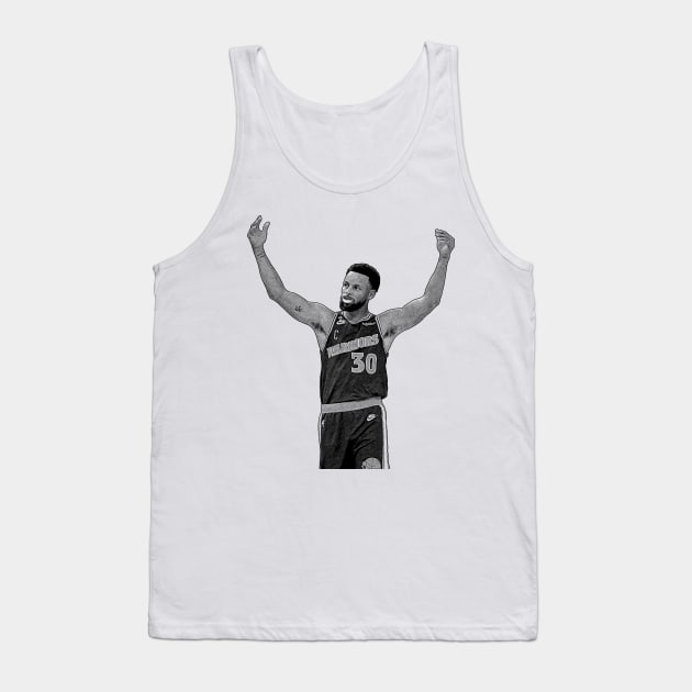 Steph Curry Gold Blooded Tank Top by Puaststrol